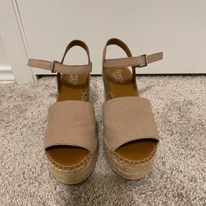 Franco Sarto nude heels size 8